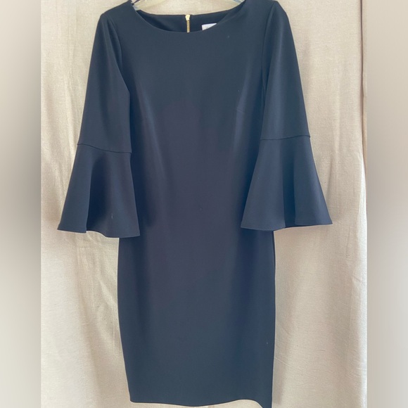 Calvin Klein long sleeve black dress ￼ - Picture 1 of 2